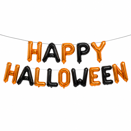 Zestaw balonów Happy Halloween baner Girlanda balony dekoracje