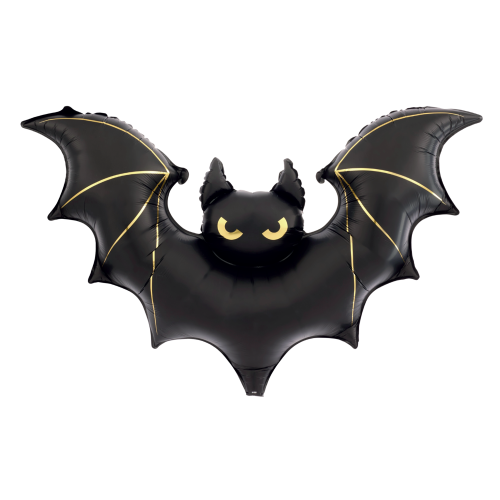 Balon foliowy Nietoperz Halloween czarny 85 x 150 cm