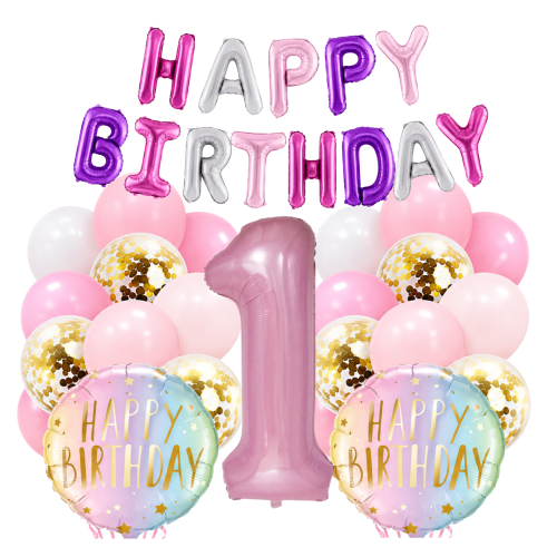 BALONY na urodziny dziewczynki cyfra 100cm 0-9 Zestaw balonów NAPIS.png