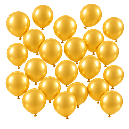 Balony lateksowe złote metaliczne 20 szt 5 cali .png