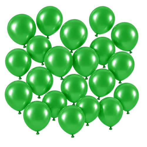 Balony lateksowe zielone 20 szt 5 cali Dzień Św. Patryka.png