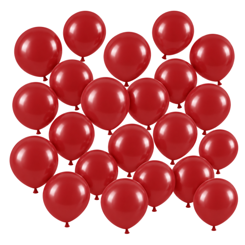 Balony lateksowe bordowe burgund 20 szt 5 cali.png