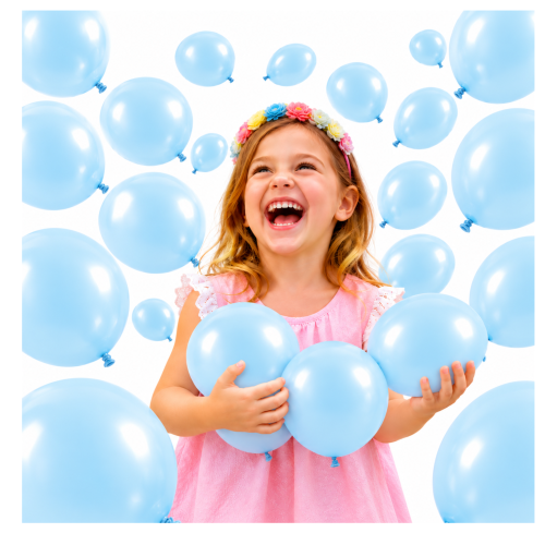 Balony lateksowe błękitne 20 szt 5 cali Baby Blue .png