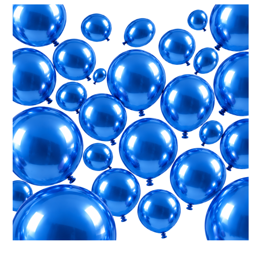 Balony lateksowe granatowe metaliczne 20 szt 5 cali