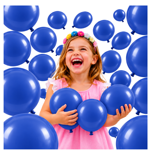 Balony lateksowe granatowe 20 szt 5 cali