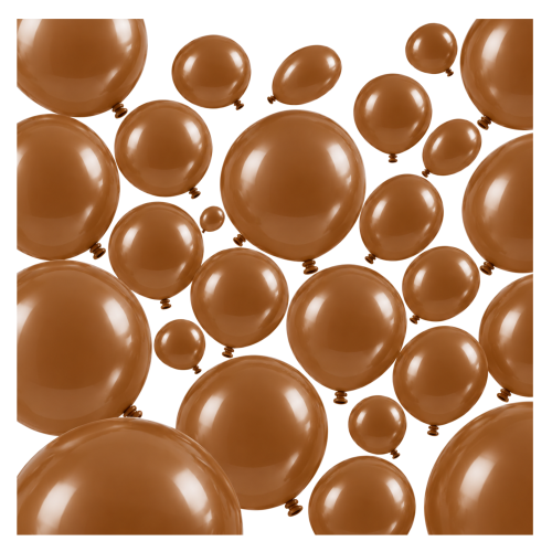 Balony lateksowe brązowe malutkie 20 szt 5 cali .png